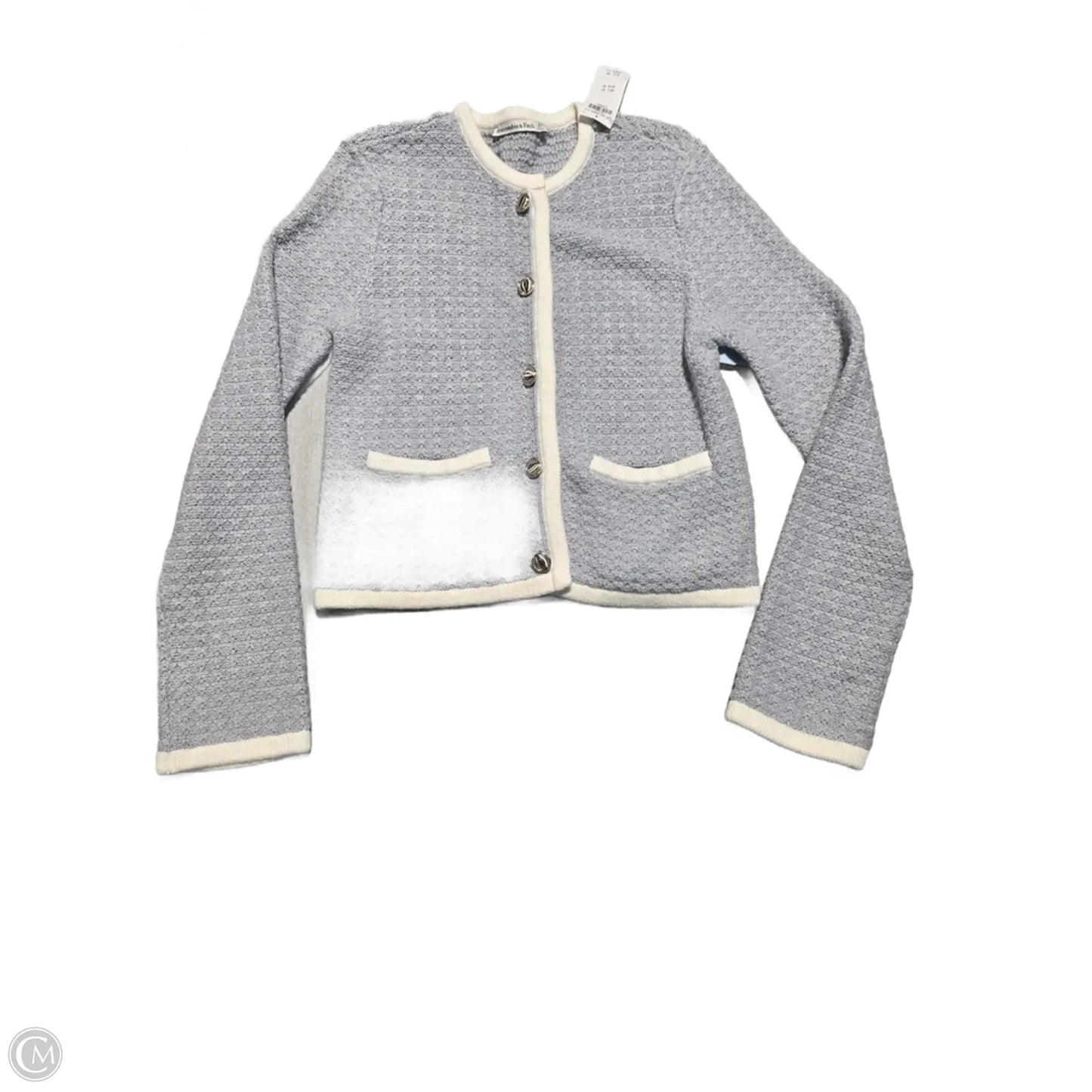 Sweater Cardigan By Abercrombie And Fitch In Blue, Size: Xs