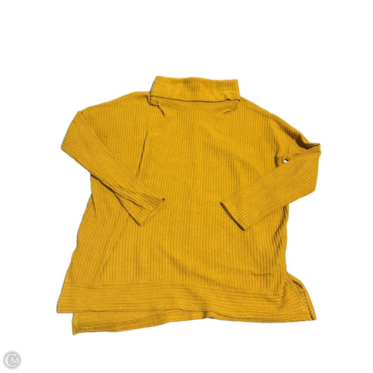 Top Long Sleeve By White Birch In Yellow, Size: S