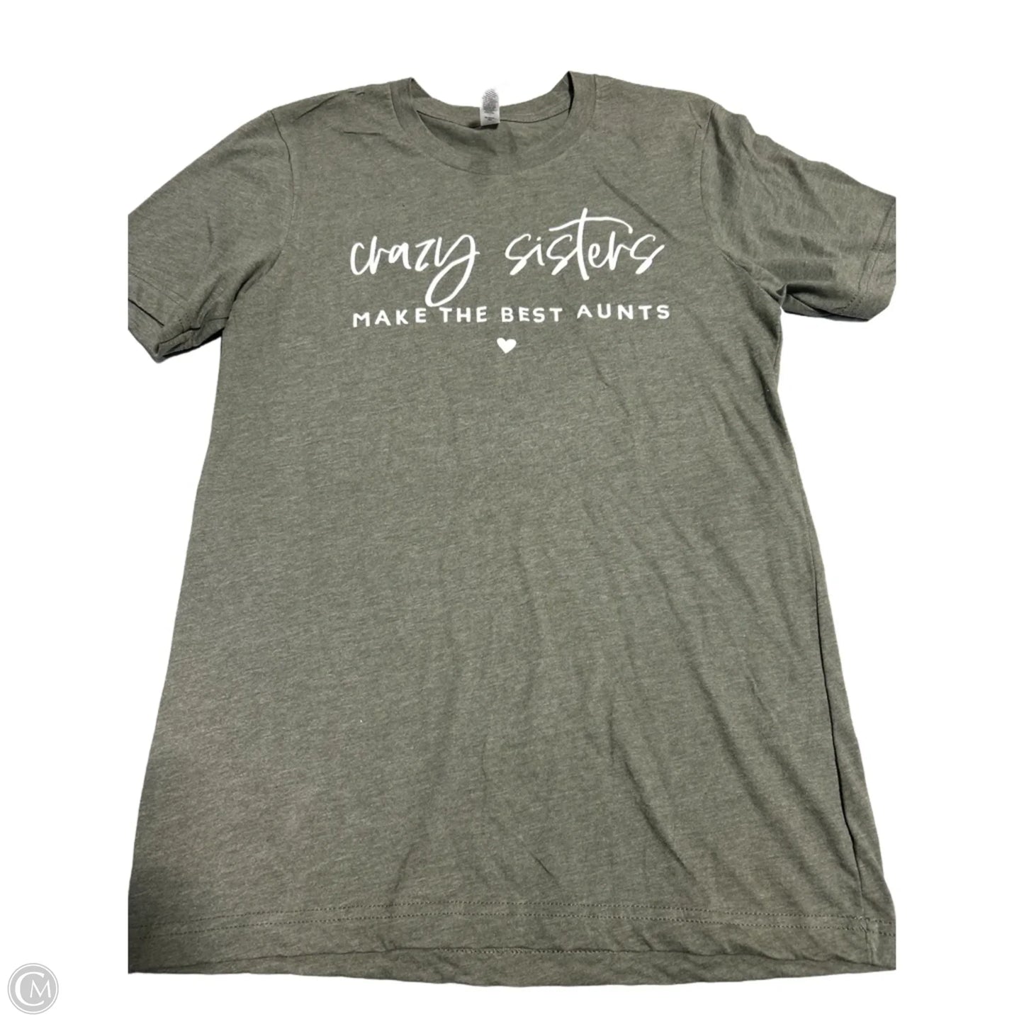 Top Short Sleeve Basic By Cmf In Green, Size: S