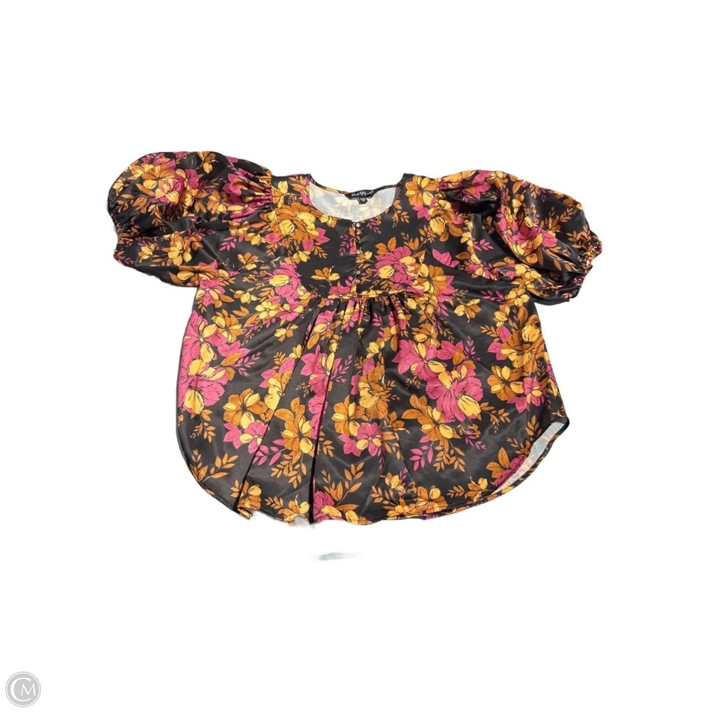 Blouse Short Sleeve By Velvet Heart In Floral Print, Size: M