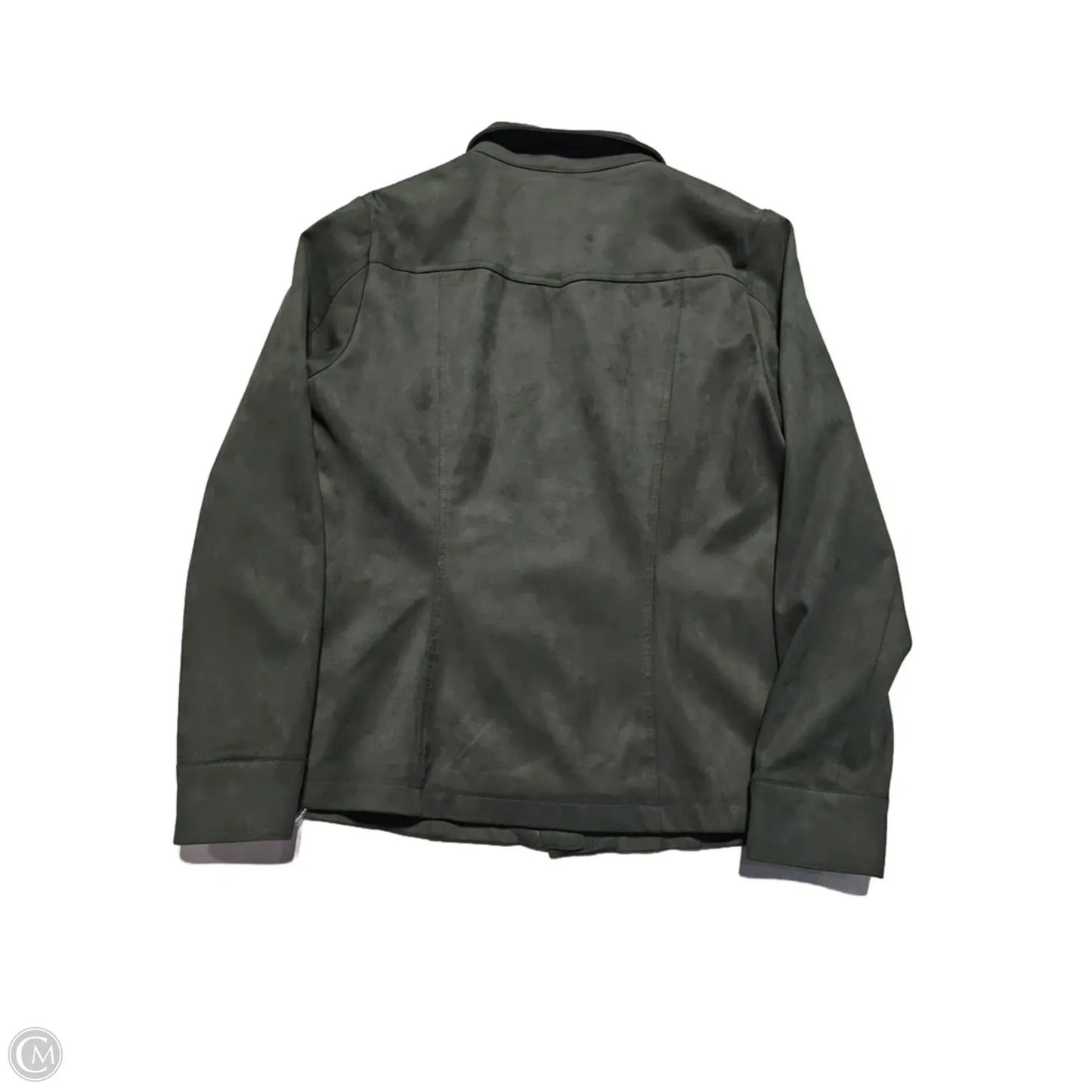 Jacket Shirt By Kut In Green, Size: L