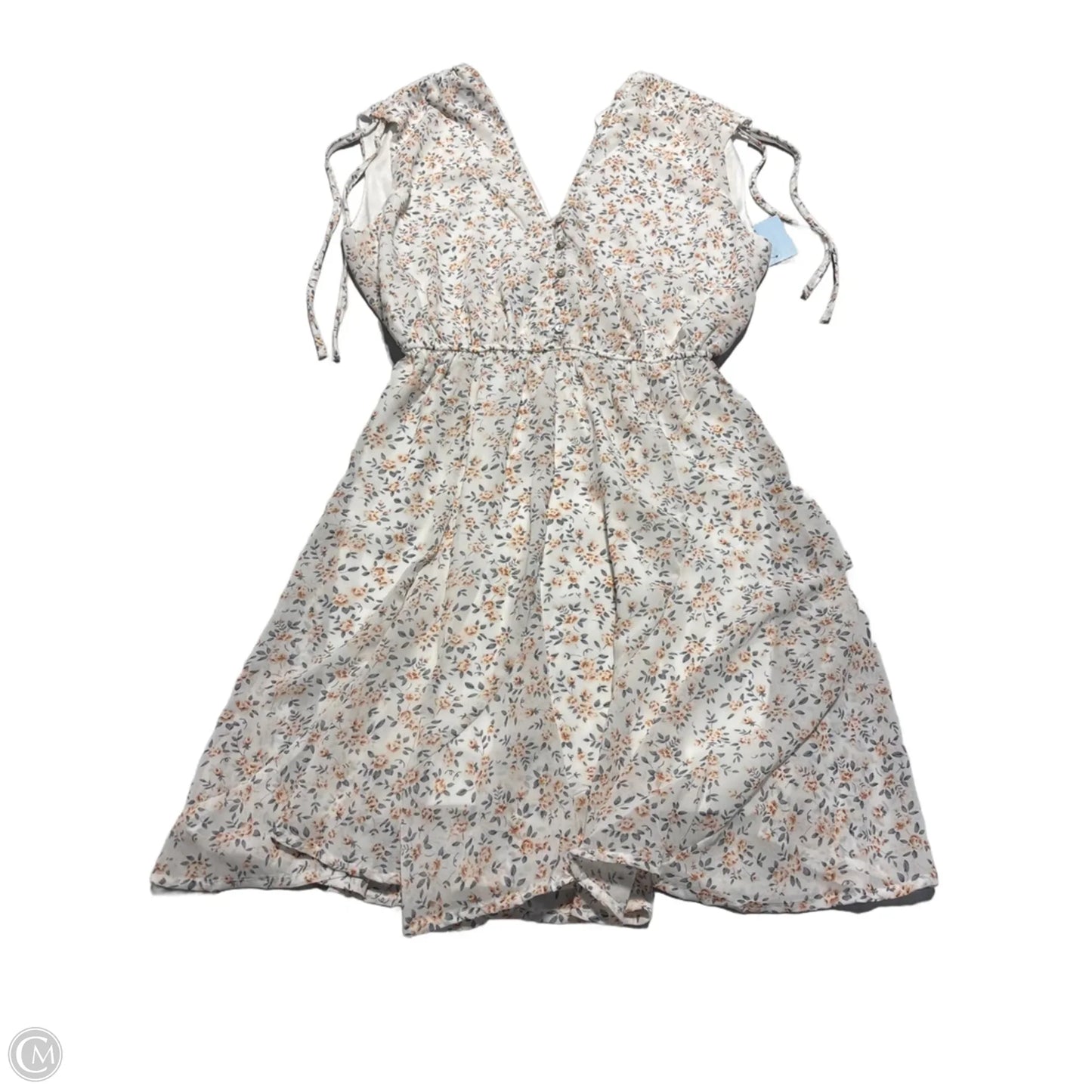 Dress Casual Short By She + Sky In Floral Print, Size: M