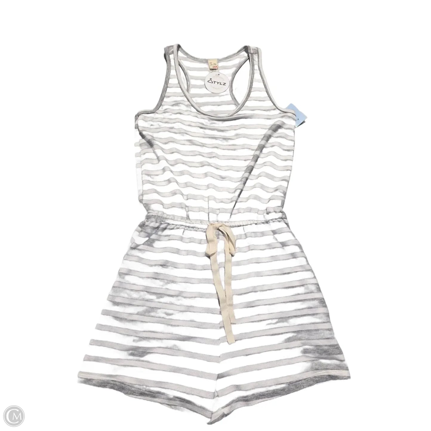 Romper By 7th Ray In Striped Pattern, Size: S