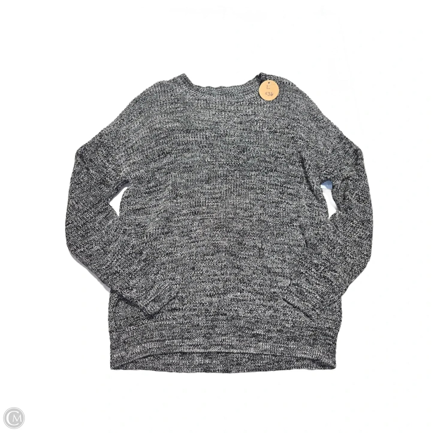 Sweater By Cmf In Black & White, Size: L