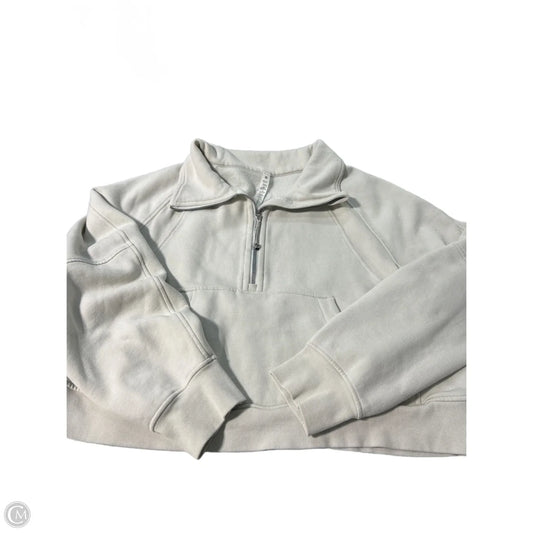 Sweatshirt Collar By Lululemon In Beige, Size: Xl