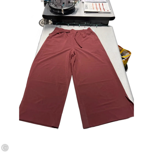 Athletic Pants By Cme In Maroon, Size: L