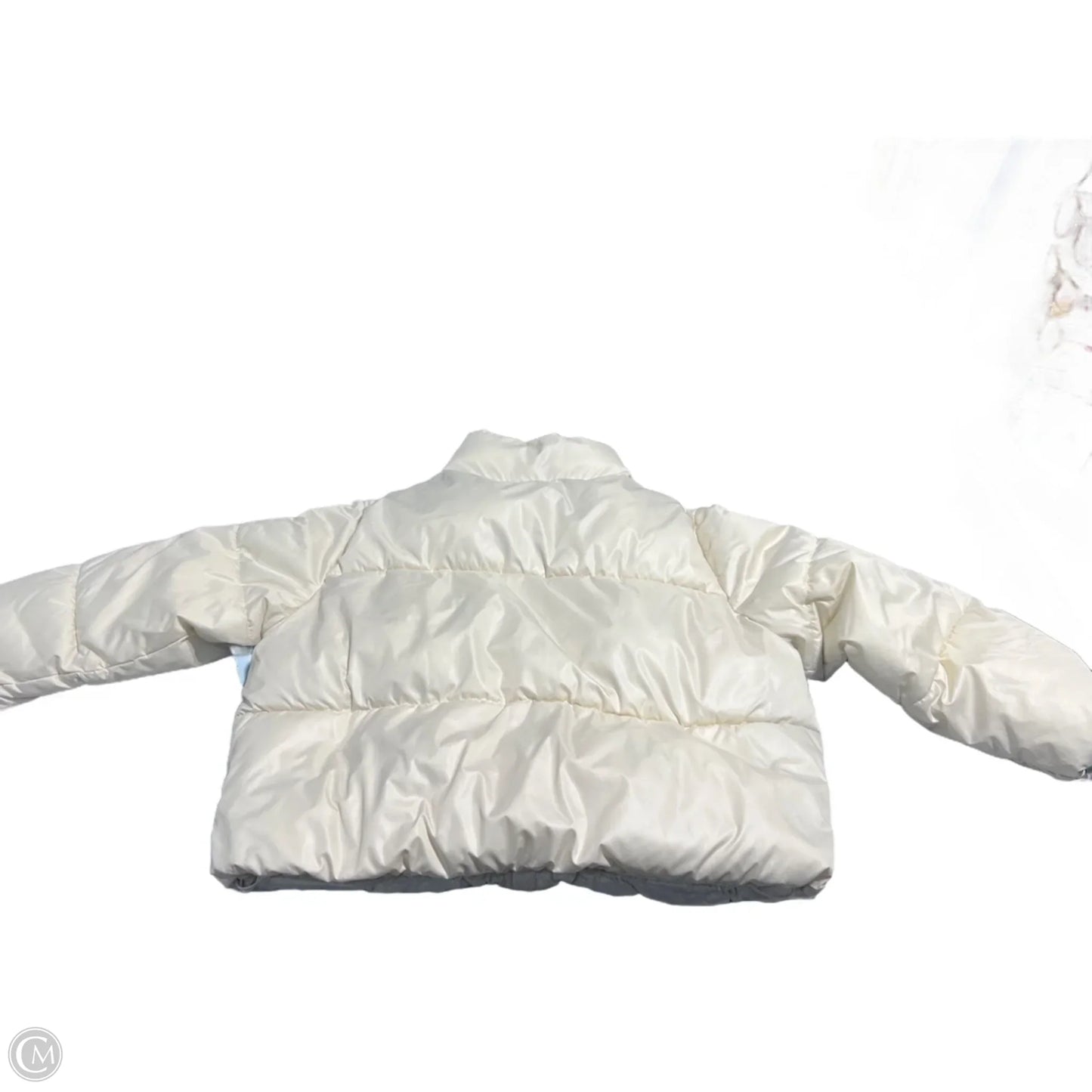 Coat Puffer & Quilted By Old Navy In Cream, Size: Xl