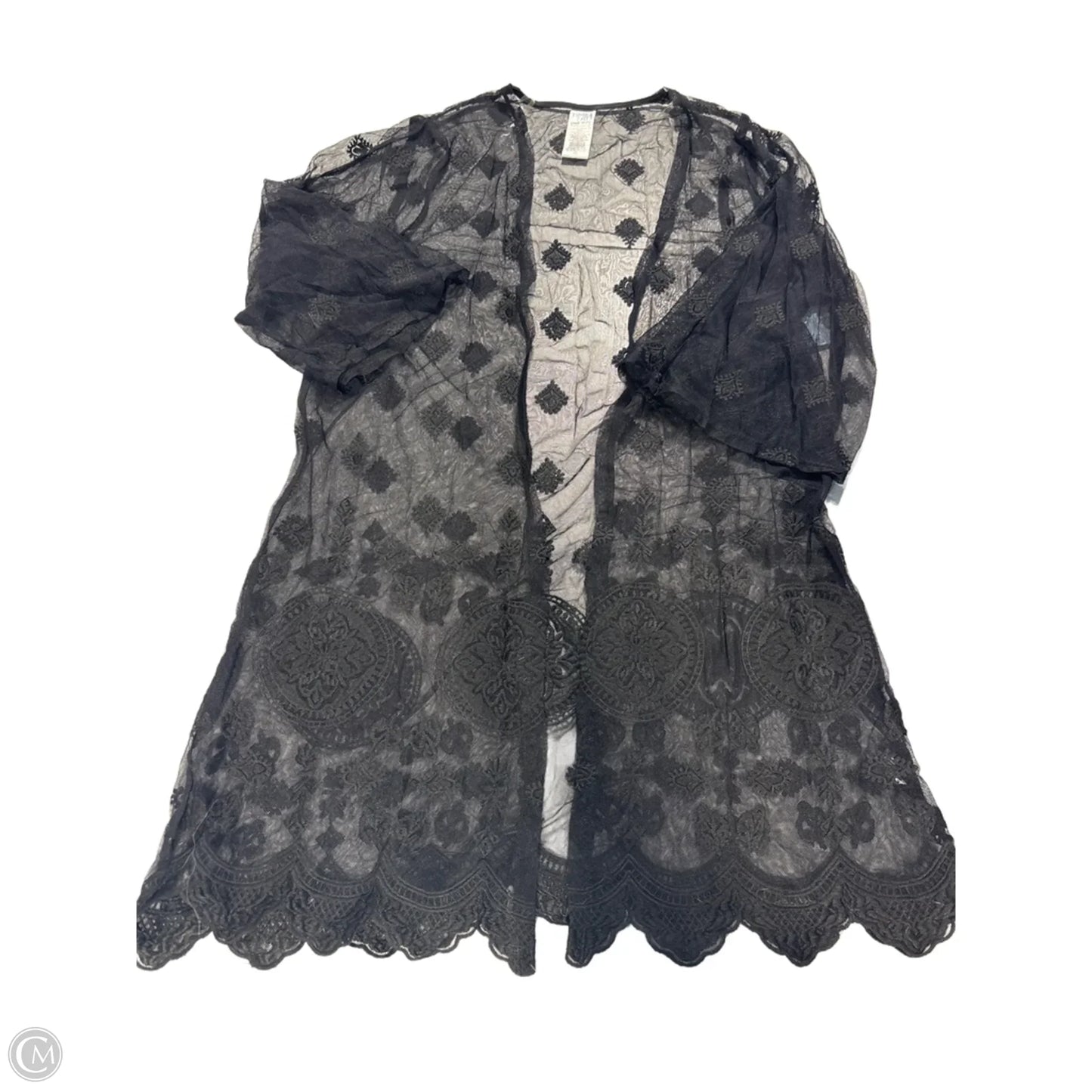 Shawl By Time And Tru In Black, Size: Osfm