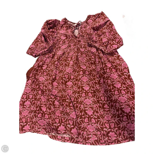 Dress Casual Short By Universal Thread In Floral Print, Size: Xl