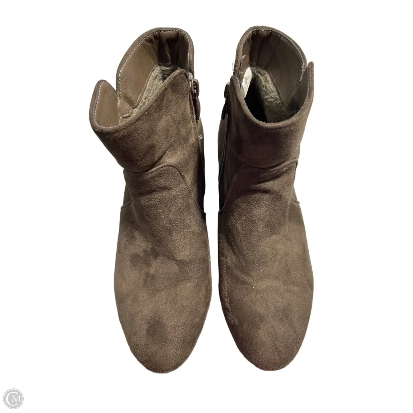 Boots Ankle Heels By Dream Pairs In Brown, Size: 7.5