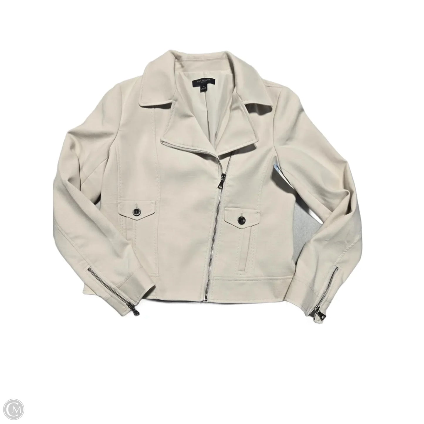 Jacket Other By Ann Taylor In Cream, Size: 4p