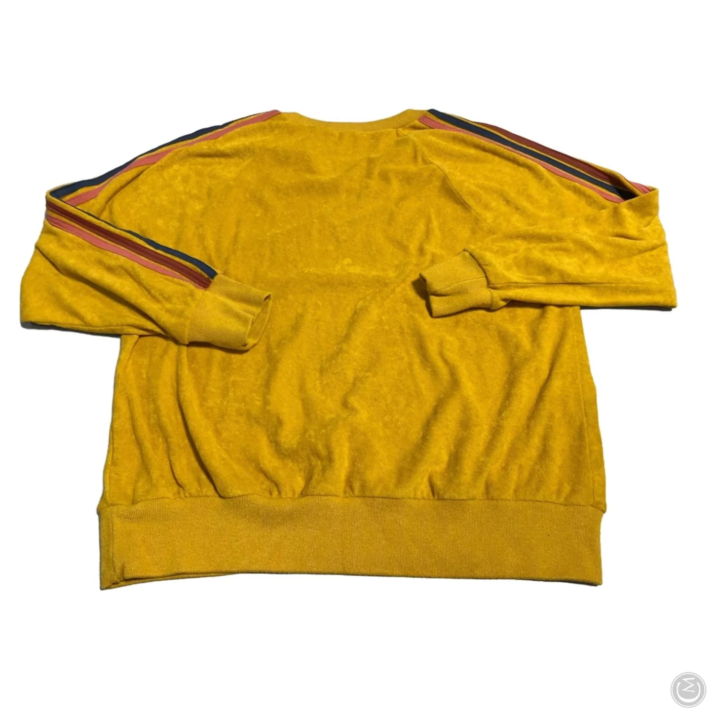 Top Long Sleeve By Evereve In Yellow, Size: L