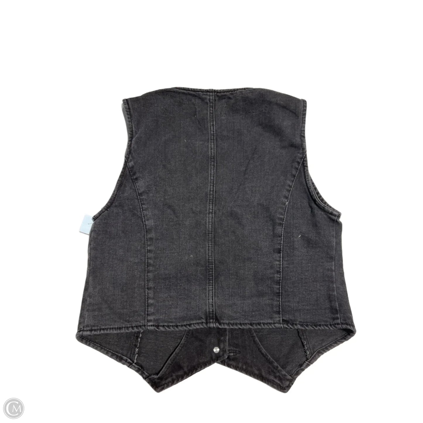 Vest Other By Stoosh In Black Denim, Size: Xl