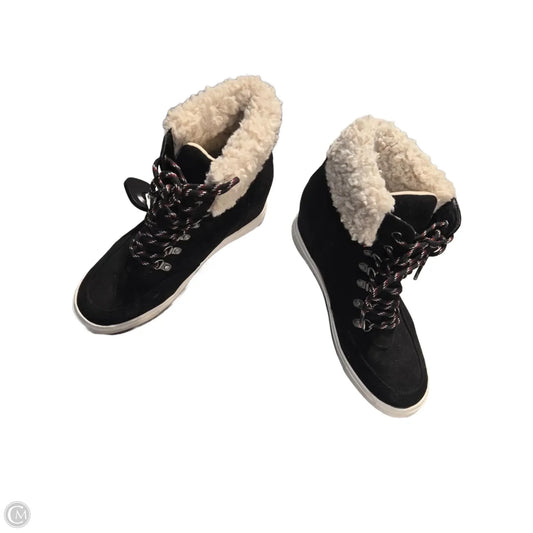 Shoes Heels Wedge By Madden Girl In Black, Size: 10