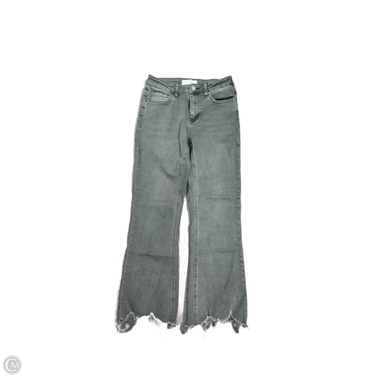 Jeans Straight By Vervet In Green Denim, Size: 2
