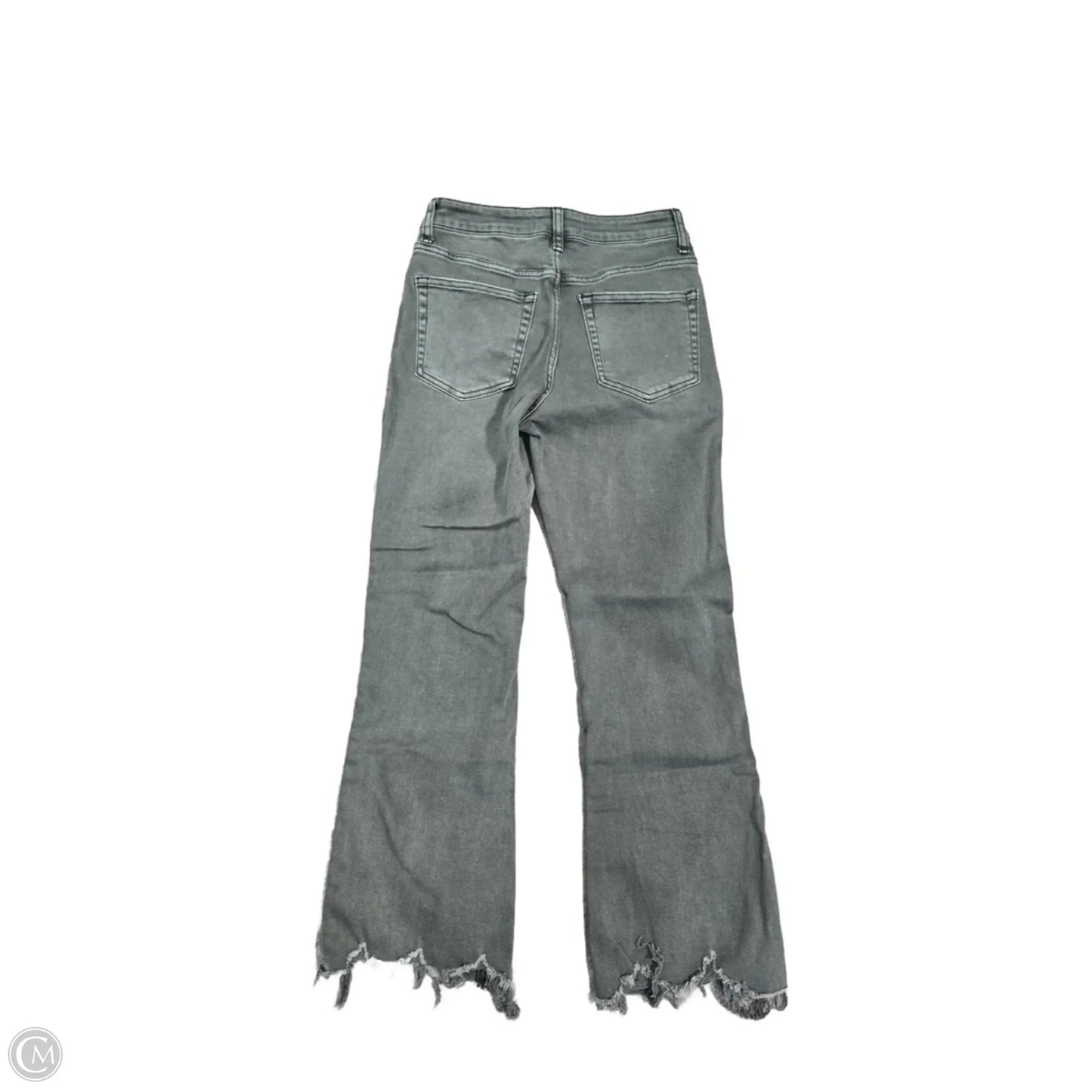 Jeans Straight By Vervet In Green Denim, Size: 2