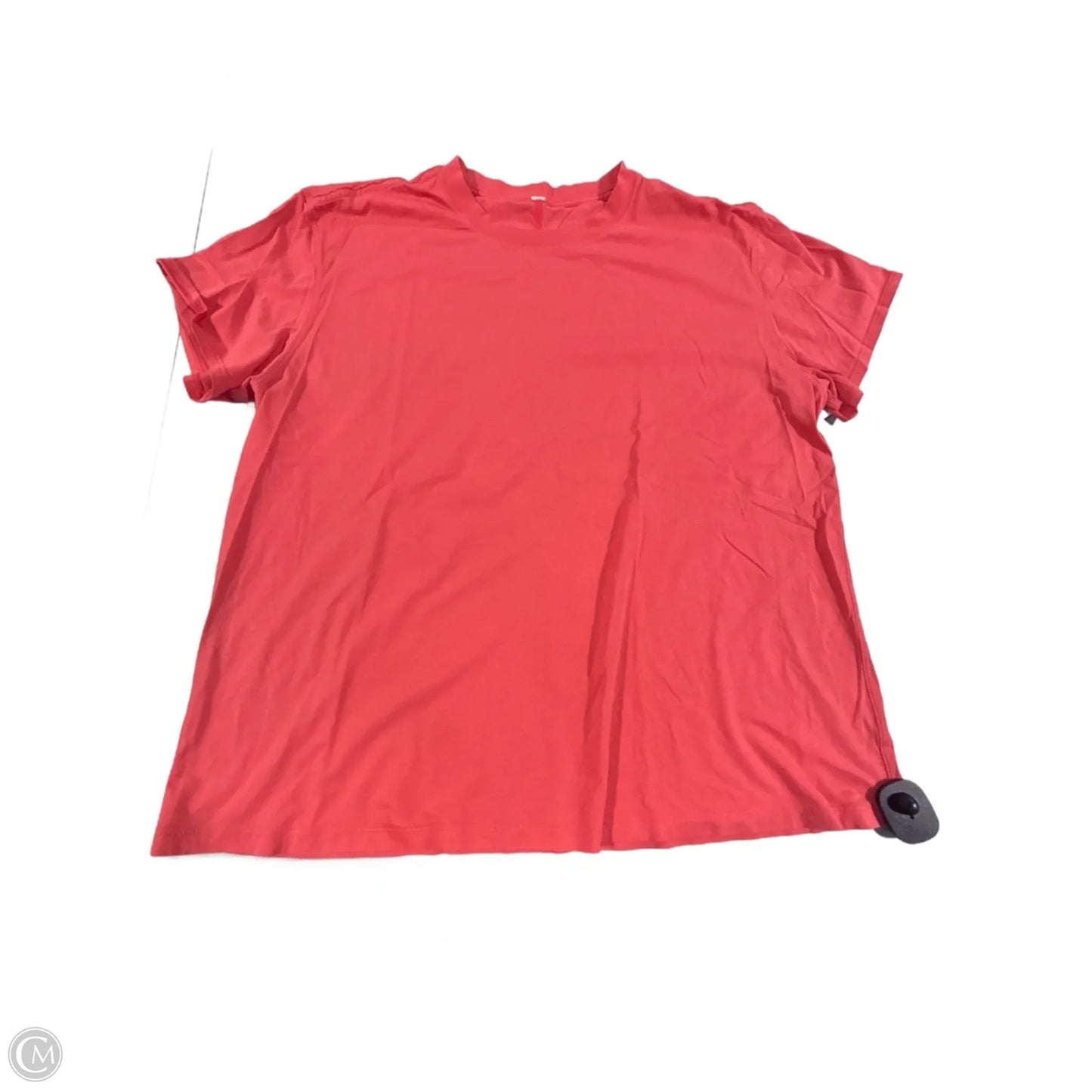 Top Short Sleeve By Lululemon In Red, Size: Xl