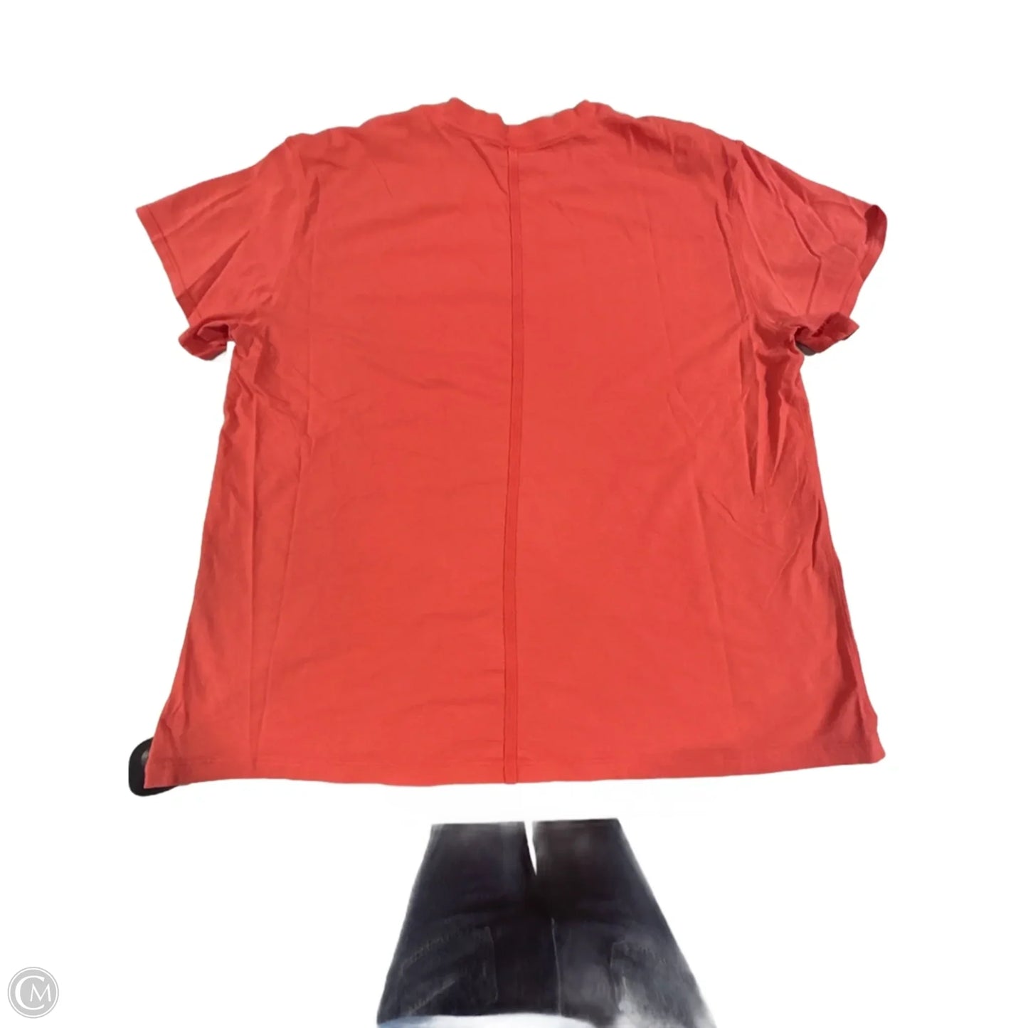 Top Short Sleeve By Lululemon In Red, Size: Xl