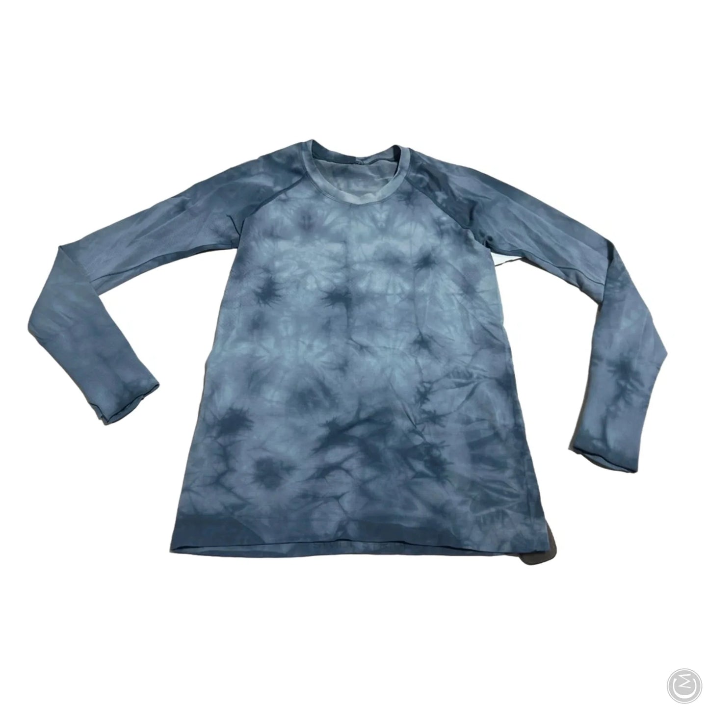 Athletic Top Long Sleeve Crewneck By Lululemon In Blue, Size: 8