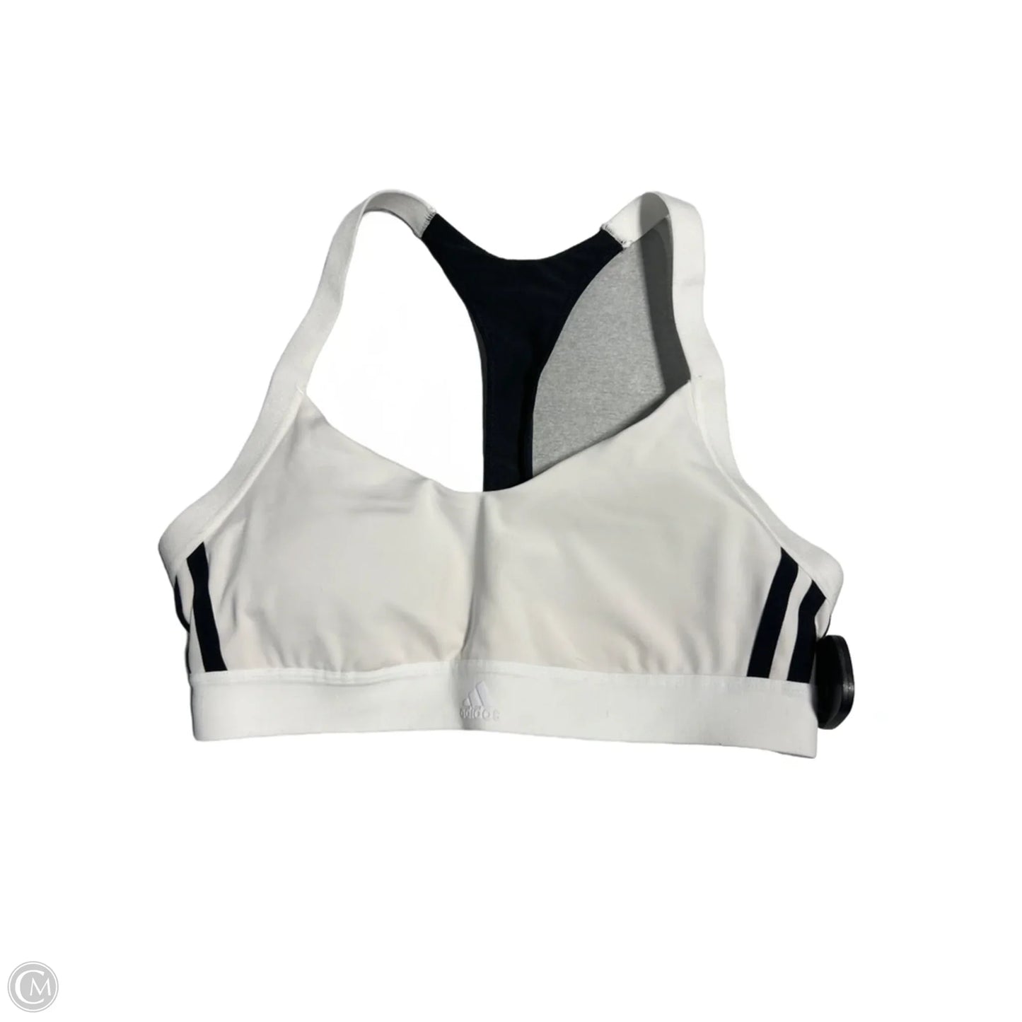 Athletic Bra By Adidas In White, Size: S