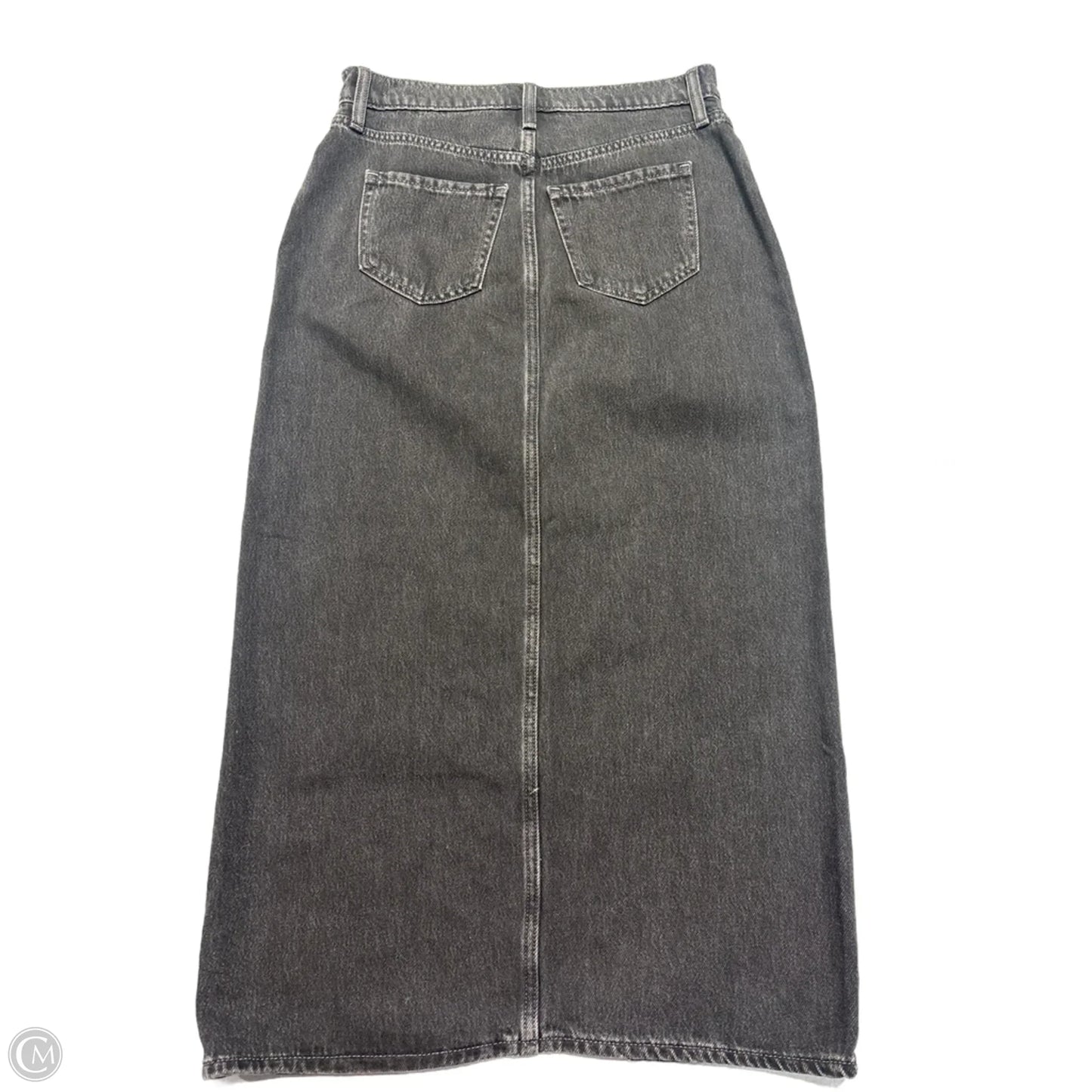 Skirt Maxi By Old Navy In Black Denim, Size: 4