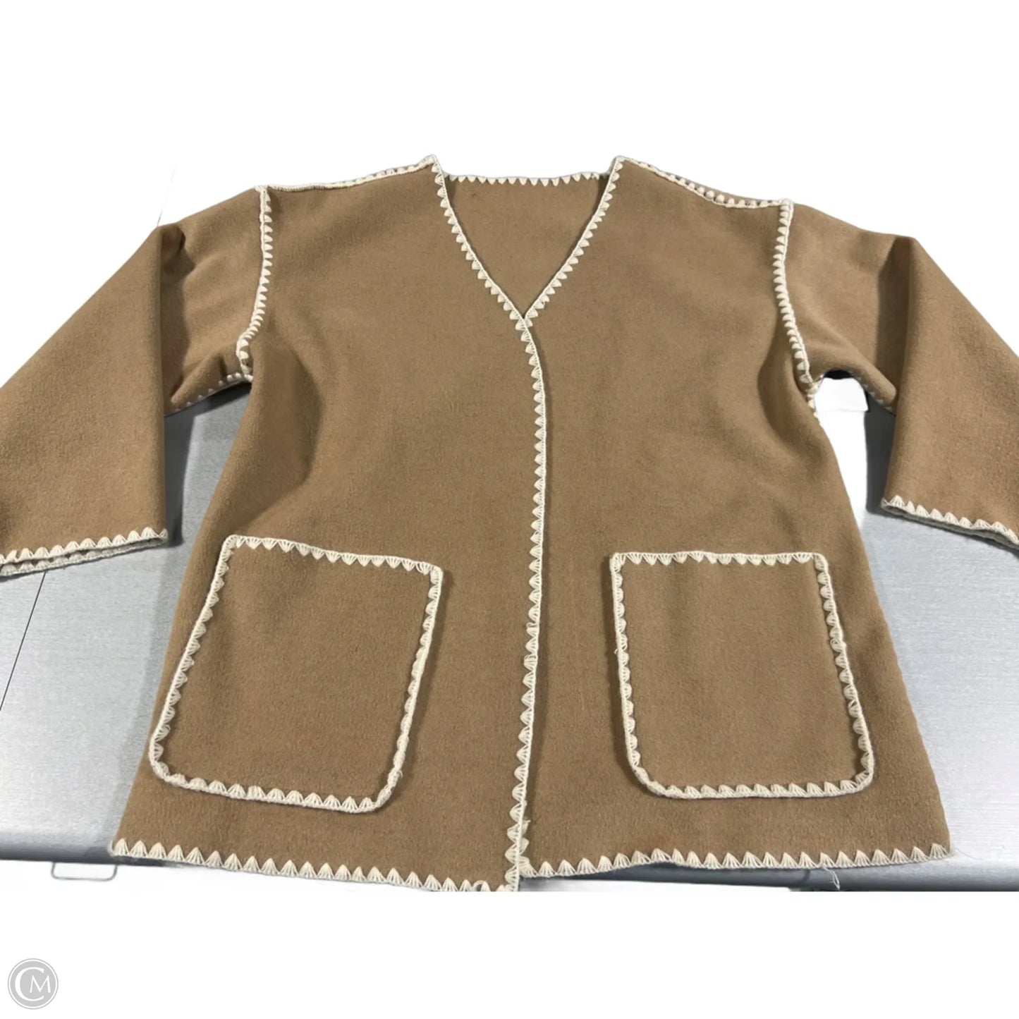 Coat Other By Cmf In Tan, Size: L