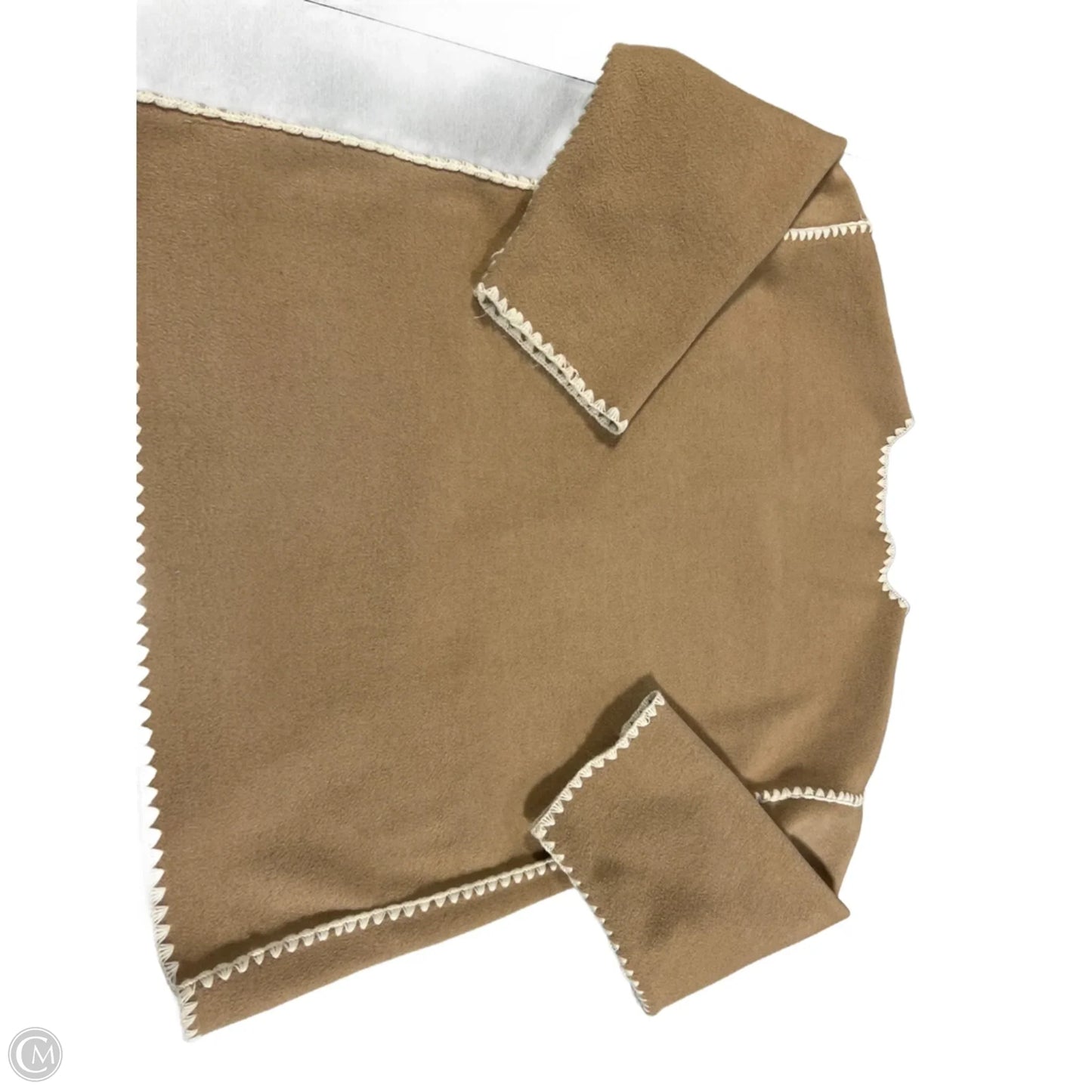 Coat Other By Cmf In Tan, Size: L