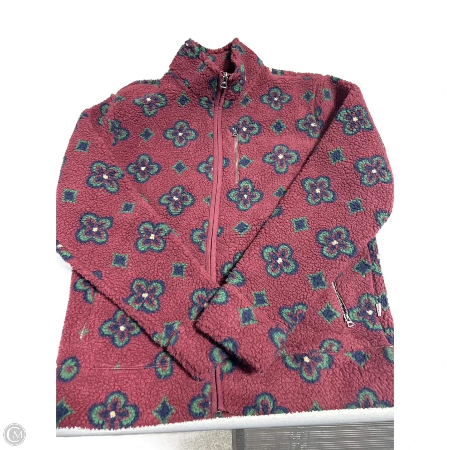 Top Long Sleeve By Lucky Brand In Maroon, Size: M