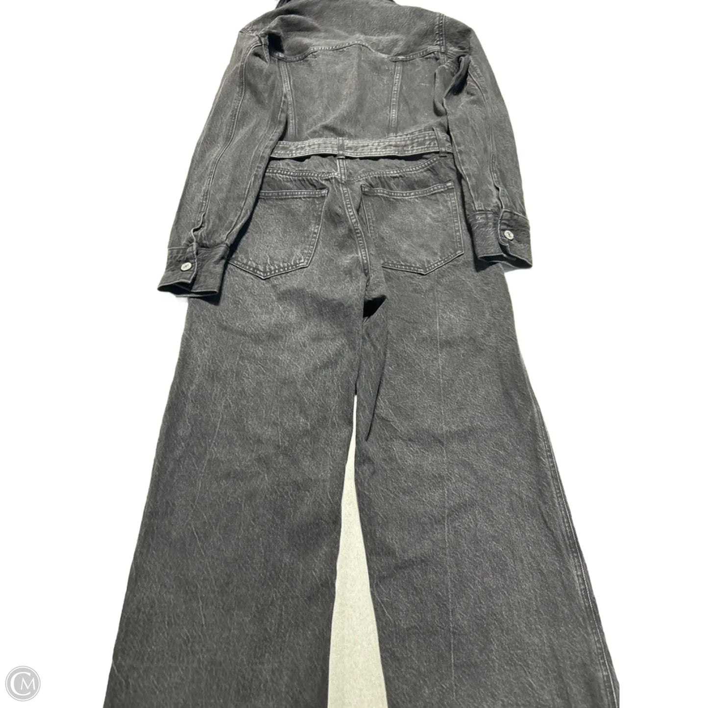Jumpsuit By Abercrombie And Fitch In Black Denim, Size: Xsp