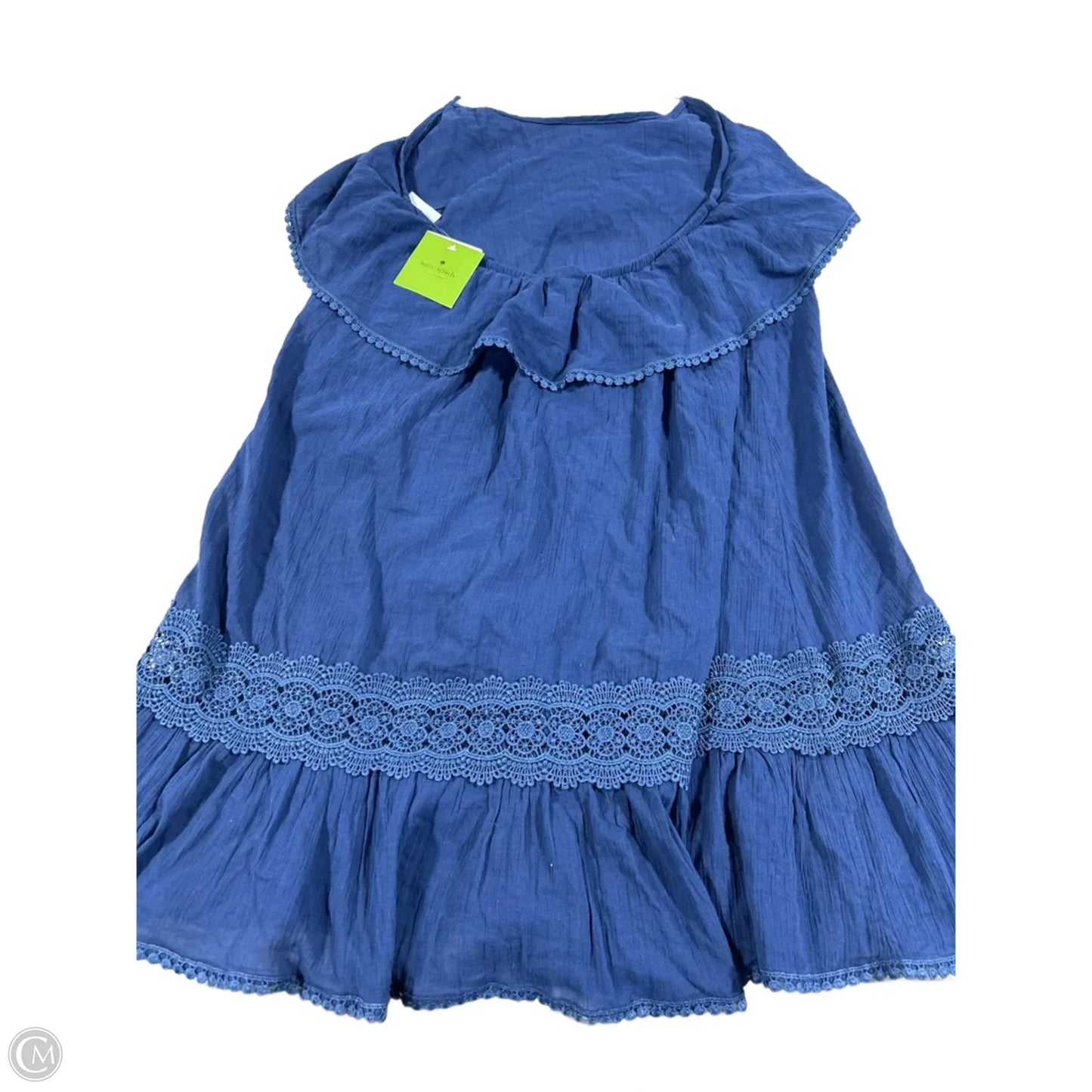 Swimwear Cover-up Designer By Kate Spade In Blue, Size: S