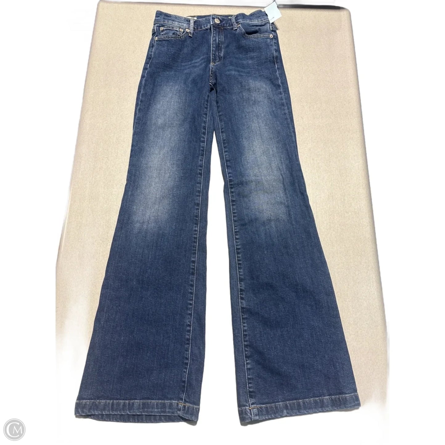 Jeans Flared By Gap In Blue Denim, Size: 4