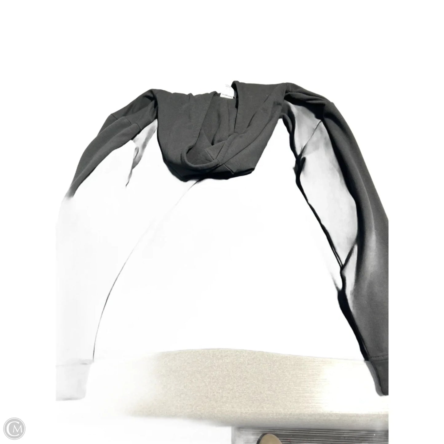 Sweatshirt Hoodie By Champion In Black, Size: S