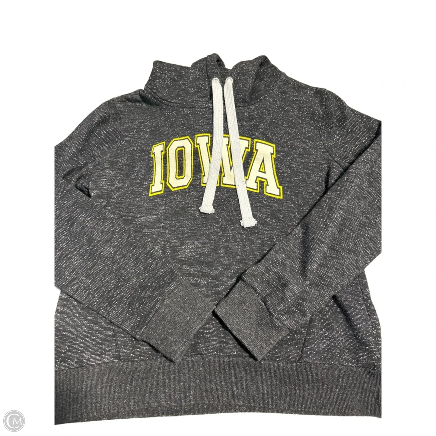 Top Long Sleeve By Reflex In Grey, Size: L