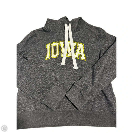 Top Long Sleeve By Reflex In Grey, Size: L