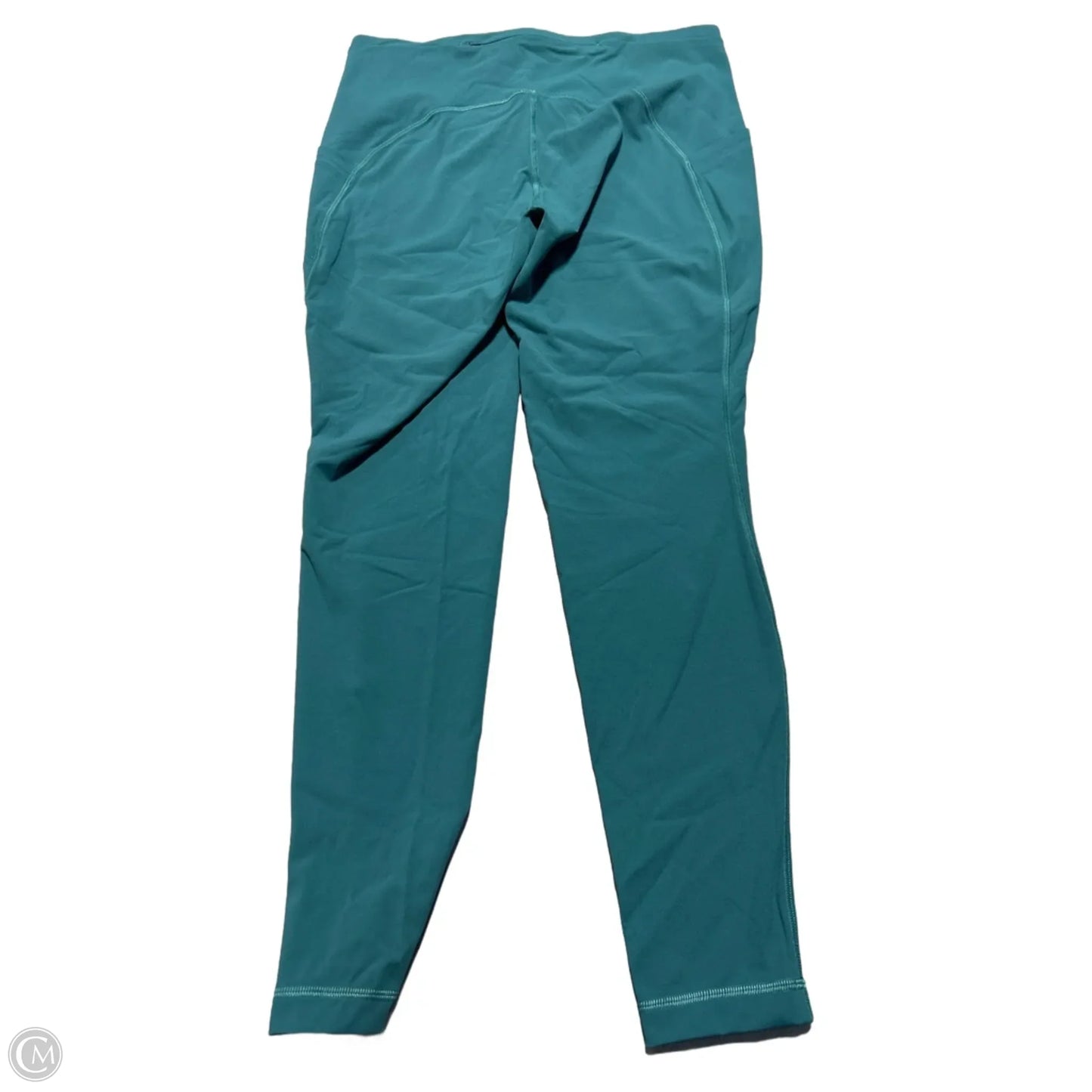 Athletic Leggings By Lululemon In Teal, Size: 12
