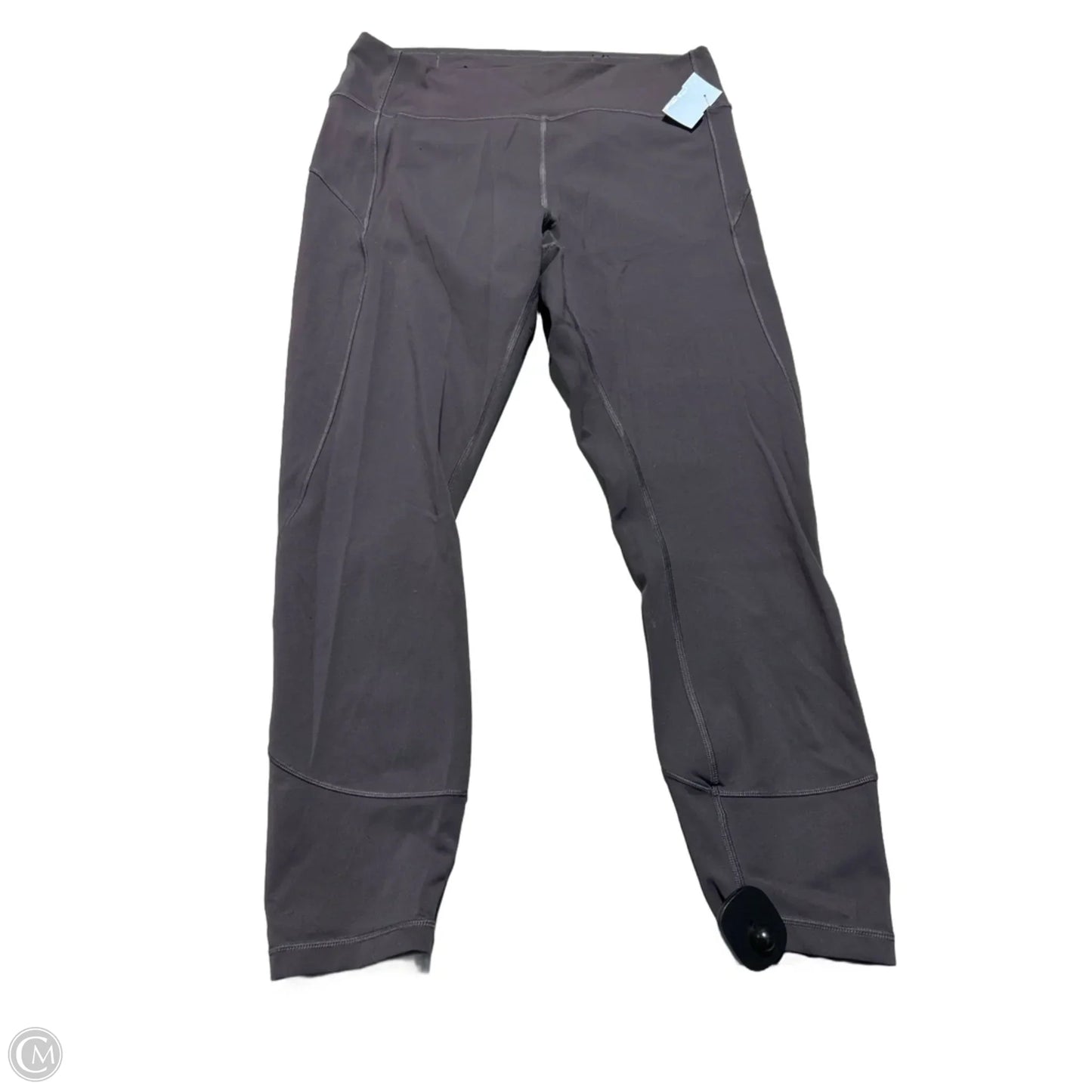 Athletic Leggings By Lululemon In Grey, Size: 12