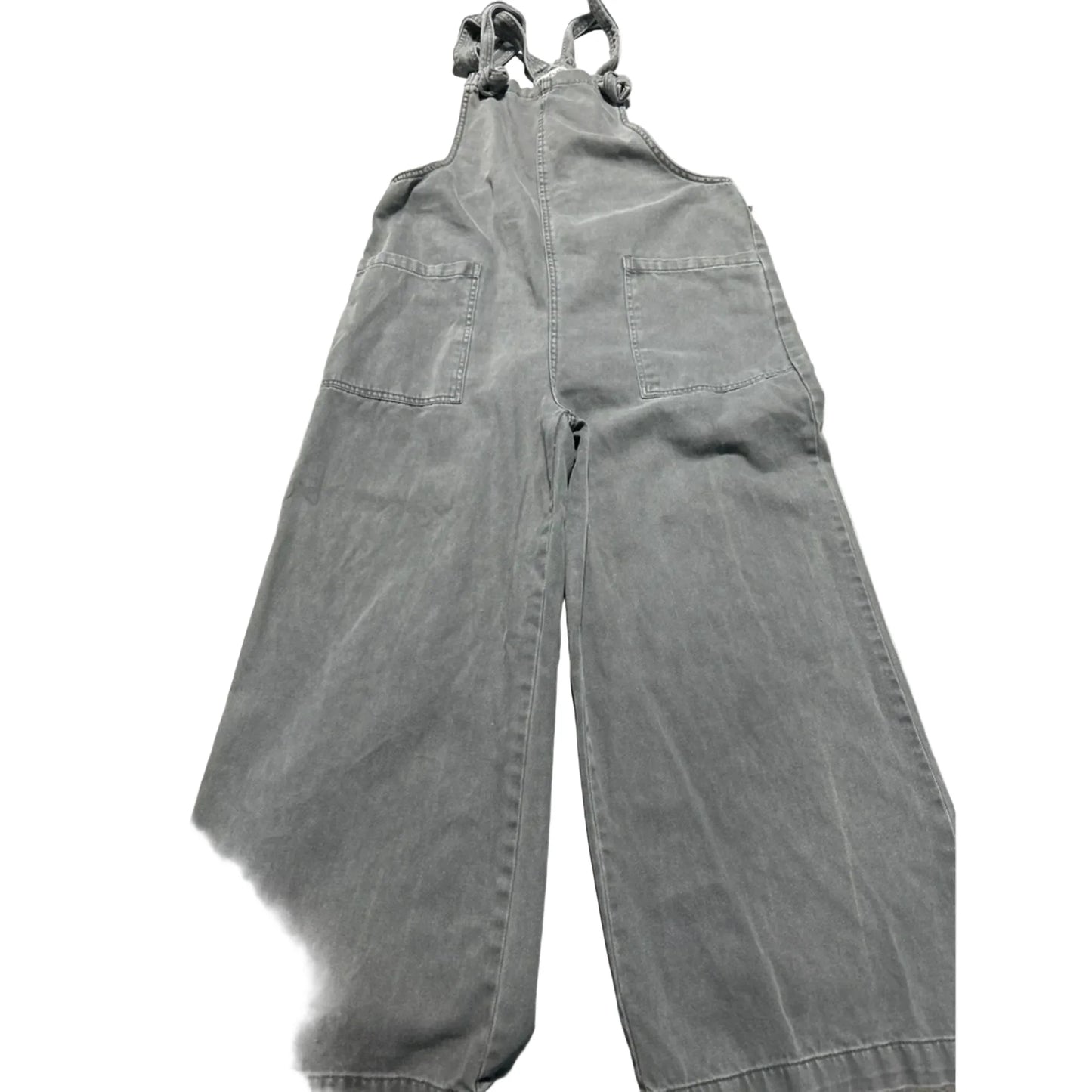 Jumpsuit By Zenana In Grey Denim, Size: L