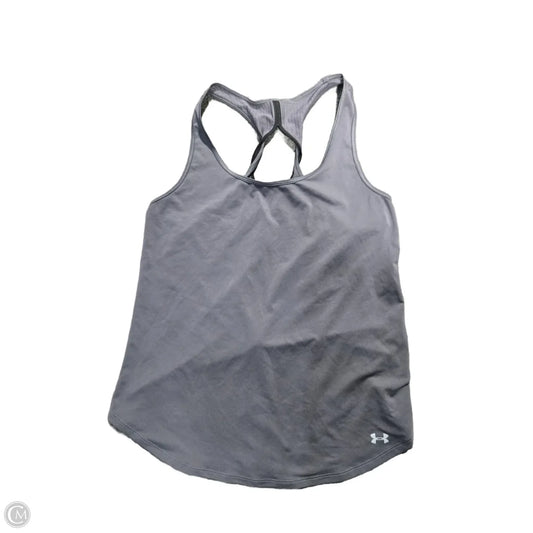 Athletic Tank Top By Under Armour In Grey, Size: S