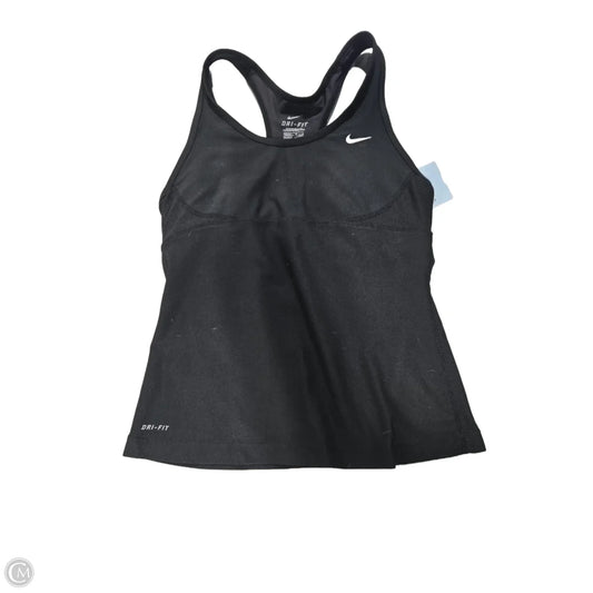 Athletic Tank Top By Nike In Black, Size: M