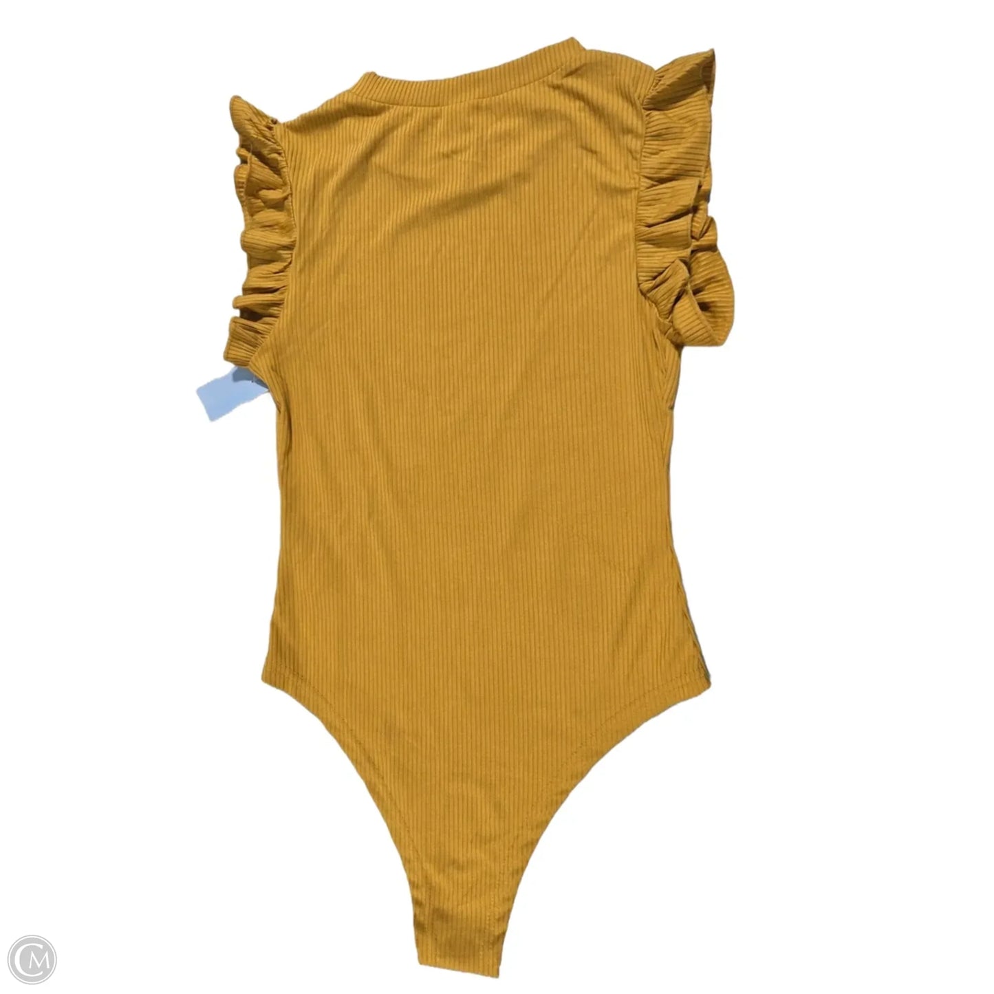 Top Short Sleeve Basic By Shein In Gold, Size: S