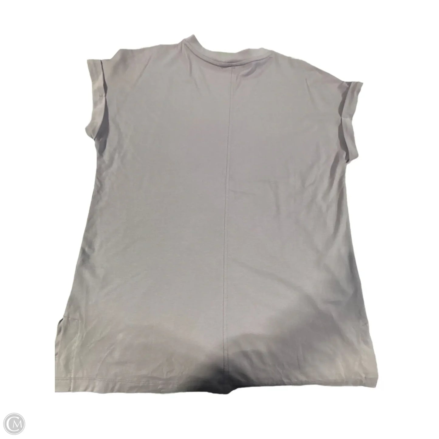 Top Short Sleeve Basic By Banana Republic In Purple, Size: L