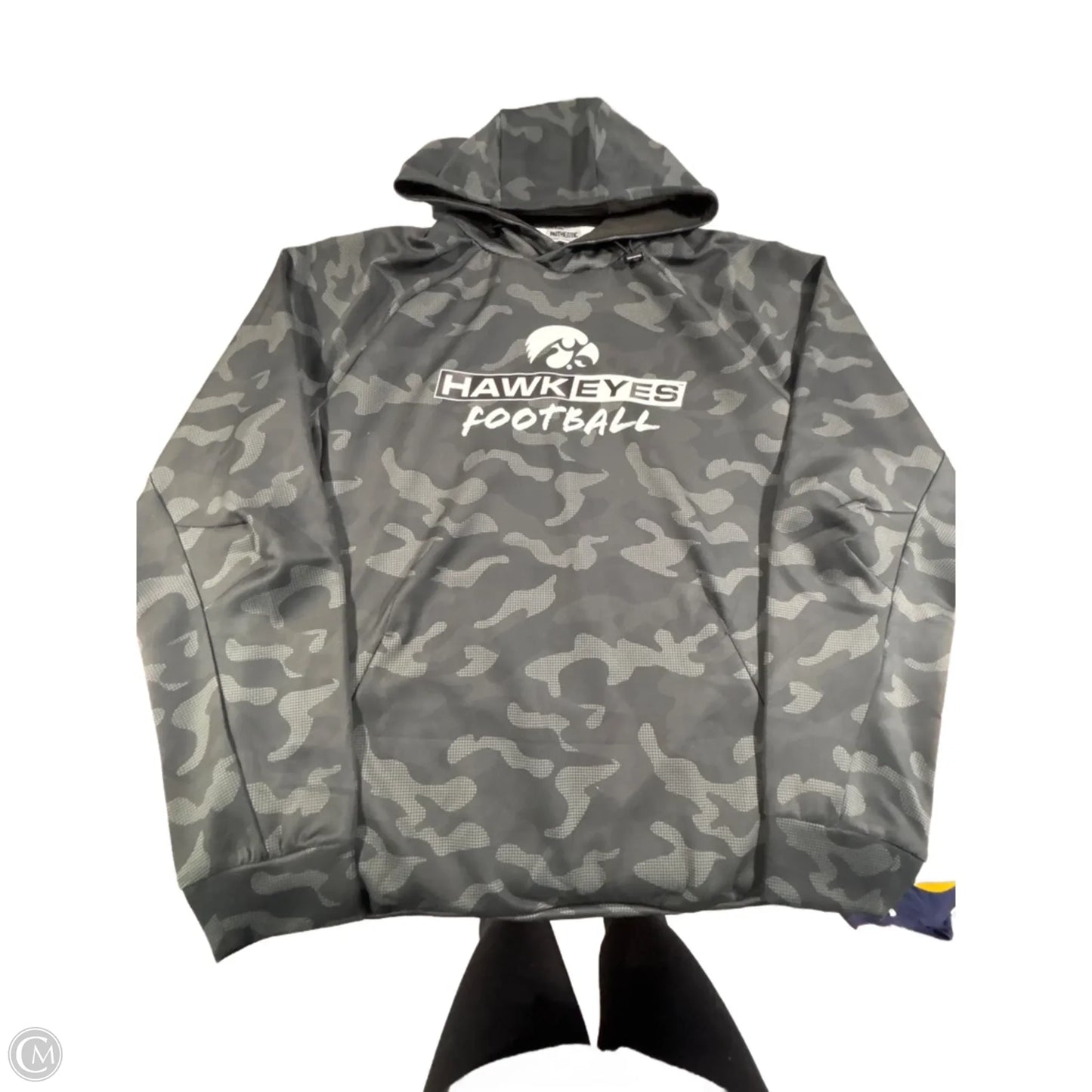 Sweatshirt Hoodie By Authentic In Camouflage Print, Size: L