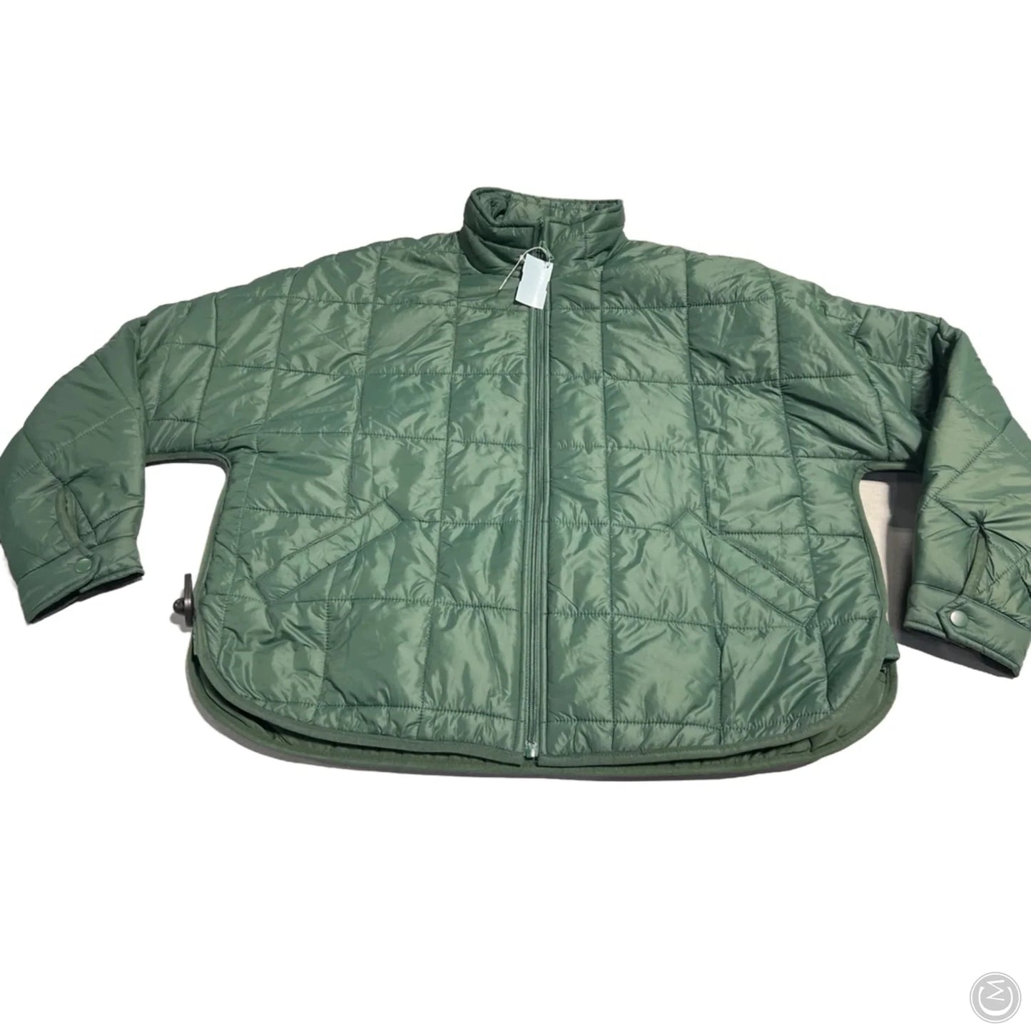 Jacket Puffer & Quilted By Cmf In Green, Size: Xl