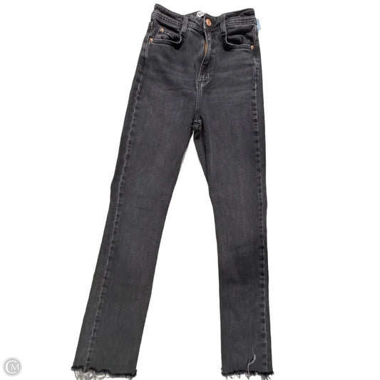 Jeans Skinny By Zara In Black Denim, Size: 2