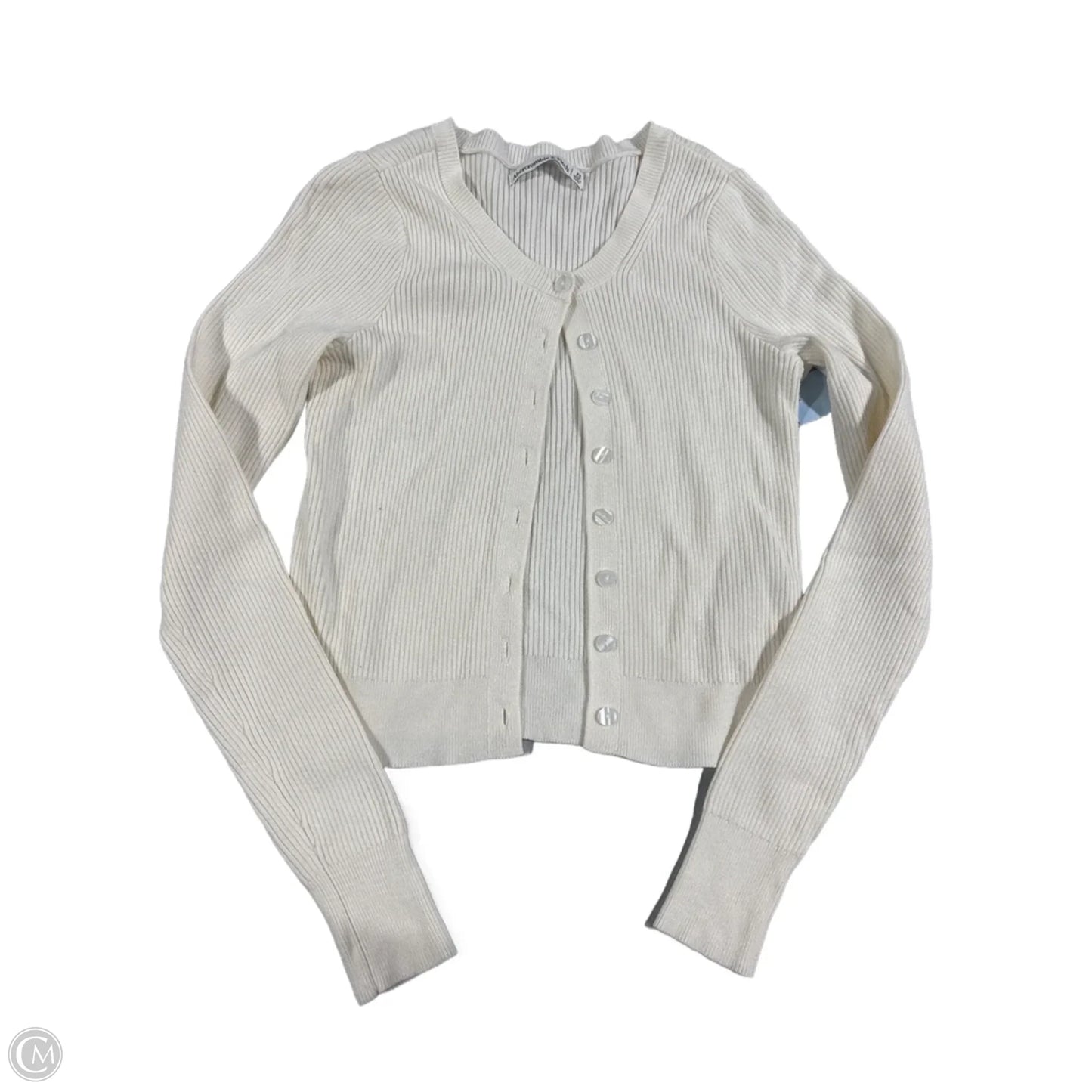 Cardigan By Abercrombie And Fitch In Cream, Size: Xs