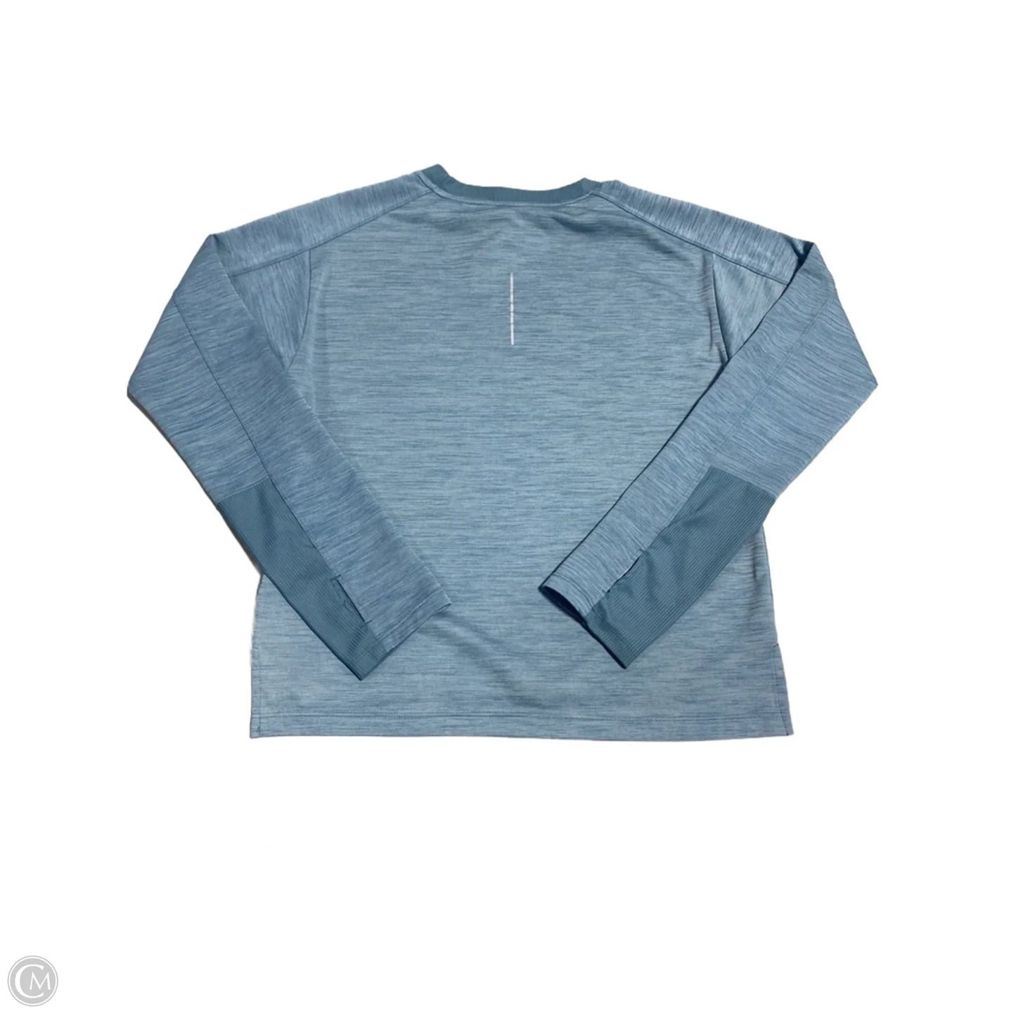 Athletic Top Long Sleeve Crewneck By Nike In Blue, Size: S