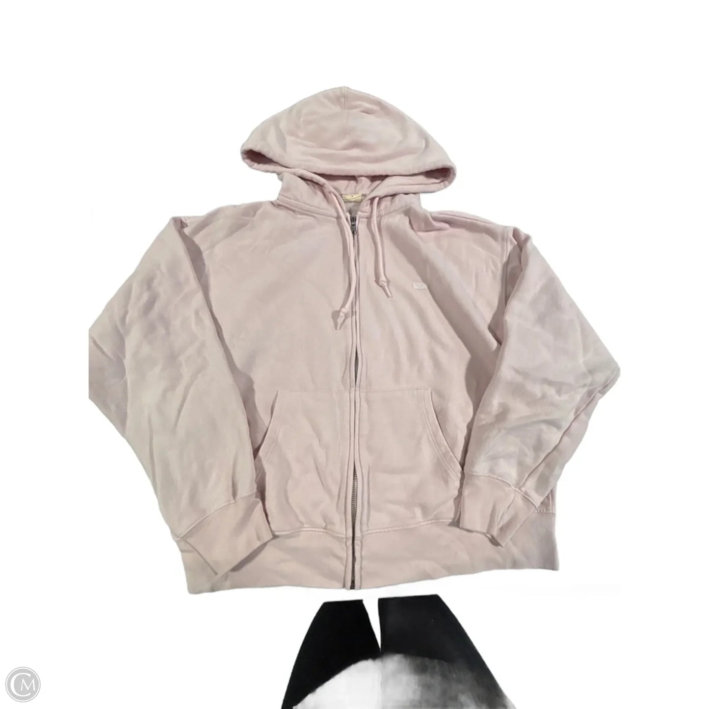 Sweatshirt Hoodie By Levis In Pink, Size: M