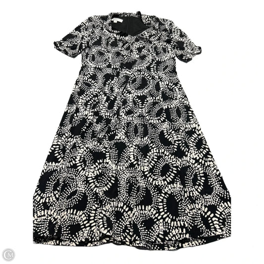 Dress Casual Short By Kasper In Black & White, Size: M