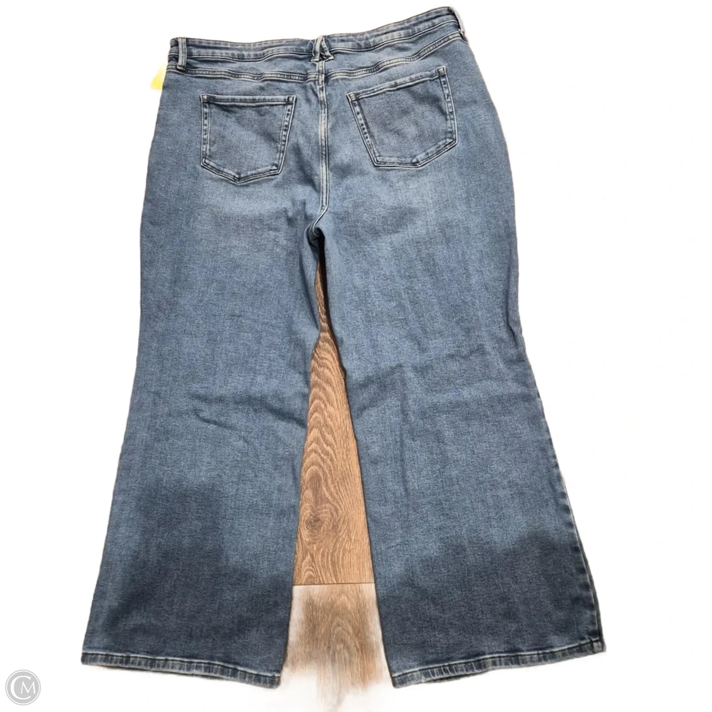 Jeans Flared By Lc Lauren Conrad In Blue Denim, Size: 20