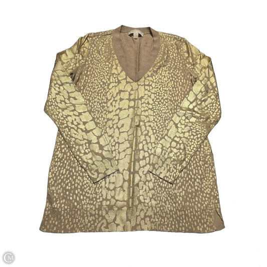 Sweater By Michael By Michael Kors In Gold, Size: L